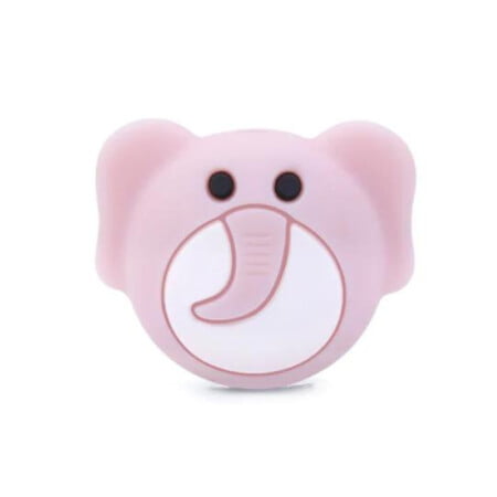 Søt motivperle formet som rosa elefant