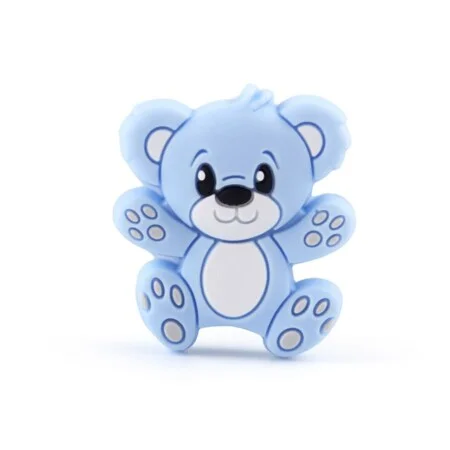 Bamse - Motivperle - Babyblå