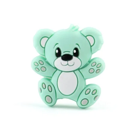 Bamse - Motivperle - Mintgrønn