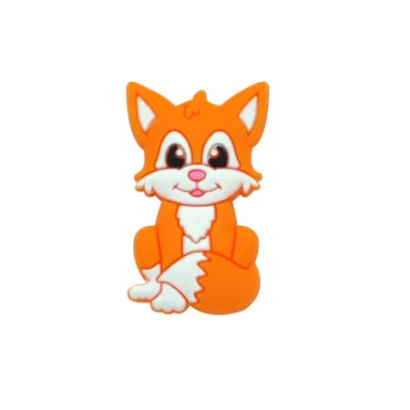 Søt Katt - Motivperle - Oransje